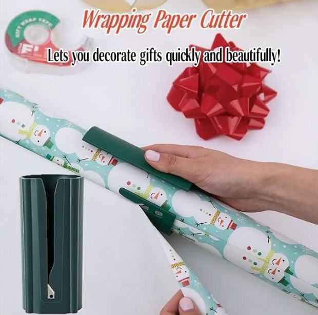 🎄 Early Christmas Sale 49% Off 🎁Christmas Gift Wrapping Paper Cutter Set-1