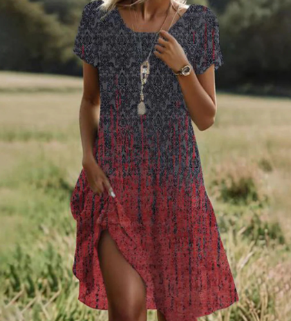 💕Mother's Day Hot Sale 50%👗Printed Sleeveless Dress