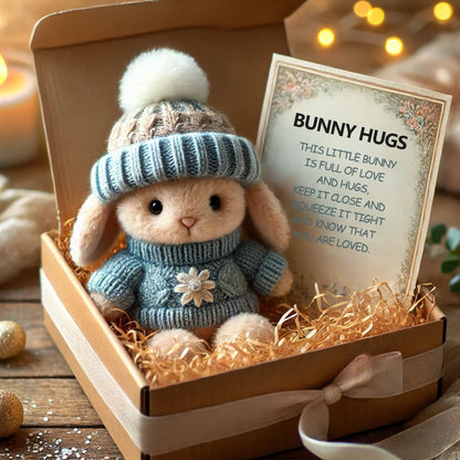 🔥HOT SALE 50% OFF 🔥- Handmade🐇Mini Bunny Hug Cute Easter Gift🎁