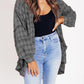 ⏰Early Autumn Sales 49% OFF🍂Women's Mineral Washed Button Down Plaid Shirt With Pockets