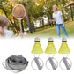 Automatic rebound badminton trainer