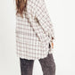 ⏰Early Autumn Sales 49% OFF🍂Women's Mineral Washed Button Down Plaid Shirt With Pockets