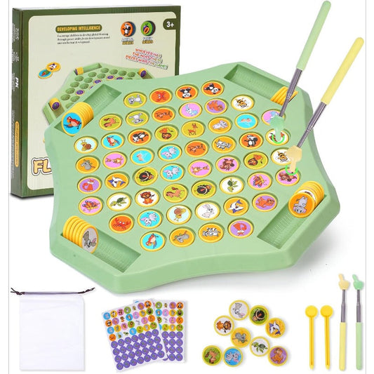🎁LAST DAY：50% OFF!!⏰Flip-Match Board Game for Kids – DIY Flip Chess Board for Kids