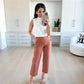 🍂Early Autumn Hot Sale 50% OFF👖Stretch Twill Cropped Wide Leg Pants💗