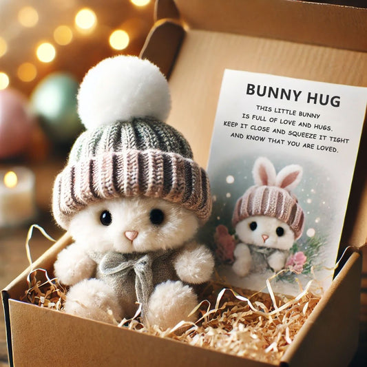 🔥HOT SALE 50% OFF 🔥- Handmade🐇Mini Bunny Hug Cute Easter Gift🎁