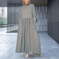 🔥Black Friday Promotion 49%OFF🔥Flowy Knit Midi Dress with Full Sleeves
