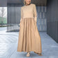 🔥Black Friday Promotion 49%OFF🔥Flowy Knit Midi Dress with Full Sleeves
