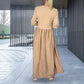 🔥Black Friday Promotion 49%OFF🔥Flowy Knit Midi Dress with Full Sleeves