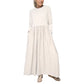 🔥Black Friday Promotion 49%OFF🔥Flowy Knit Midi Dress with Full Sleeves