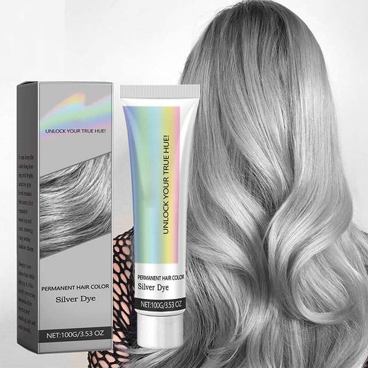 🔥Buy 1 Get 1 Free🔥2-in-1 Natural Essence Extract Silver Hair Dye