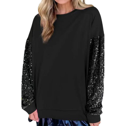 💥Black Friday Hot Sales - 78% OFF💥Women’s Loose Fit Sequin Sweatshirt