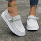 Women's Canvas Loafers with Wide Width