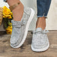 Women's Canvas Loafers with Wide Width