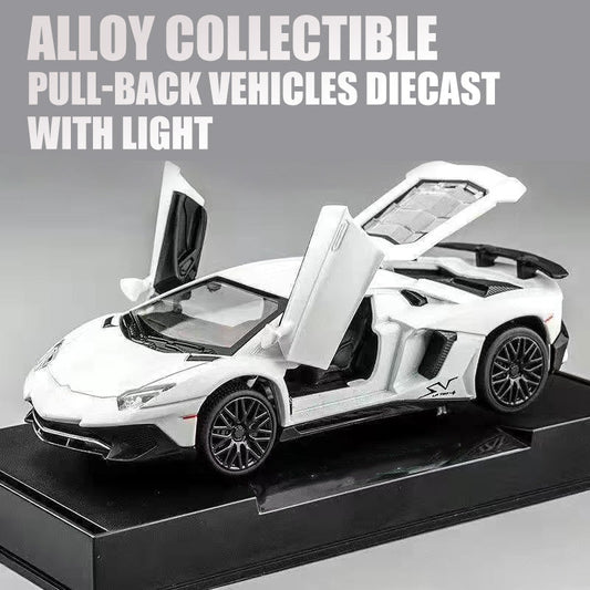 ⏰Christmas Limited Hot Sales  - 78% OFF🎅Alloy Car Model Simulation Sports Car--Collectible Ornaments (with lighting)