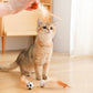 Interactive Cat Bouncy Ball with Feather