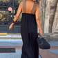 🔥Mother's Day Hot Sale 50%💐Spring Specials🌸 Women's Halter Neck Sleeveless Maxi Dress