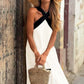 🔥Mother's Day Hot Sale 50%💐Spring Specials🌸 Women's Halter Neck Sleeveless Maxi Dress
