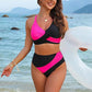 🔥Mother's Day Hot Sale 50%🔥Women's Color-Block Criss Cross Lace Back Swimwear Set
