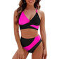 🔥Mother's Day Hot Sale 50%🔥Women's Color-Block Criss Cross Lace Back Swimwear Set