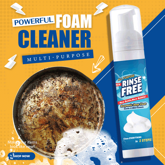 🔥HOT SALE 50% OFF💥Rinse-Free Bubble Cleaner(💥Buy 2 Free Shipping💥)
