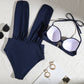 🔥Mother's Day Hot Sale 50%🔥Women's Tie Solid Color Swimsuit 2-PCS Set