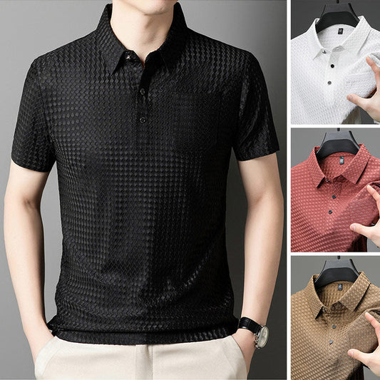 🔥Father's Day Hot Sale 50%🔥🎉Men’s Textured Short-Sleeve Shirt🎉