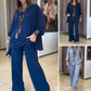 🔥Mother's Day Hot Sale 50%🔥Women's Fashion Casual Solid Color Irregular Long Sleeve Two Piece Suit