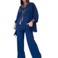🔥Mother's Day Hot Sale 50%🔥Women's Fashion Casual Solid Color Irregular Long Sleeve Two Piece Suit