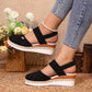 🔥Mother's Day Hot Sale 50%🔥Closed Toe Strappy Low Wedge Sandals