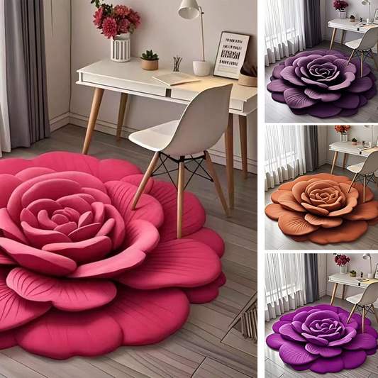 🔥2025 LAST DAY SALE 50% OFF🏠 2025 New Product🌸Floral Plush & Diatomaceous Earth Floor Mat