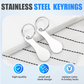✨✨Buy 2 Get 1 Free✨✨2 Pieces Stainless Steel Shopping Trolley Token Keyrings